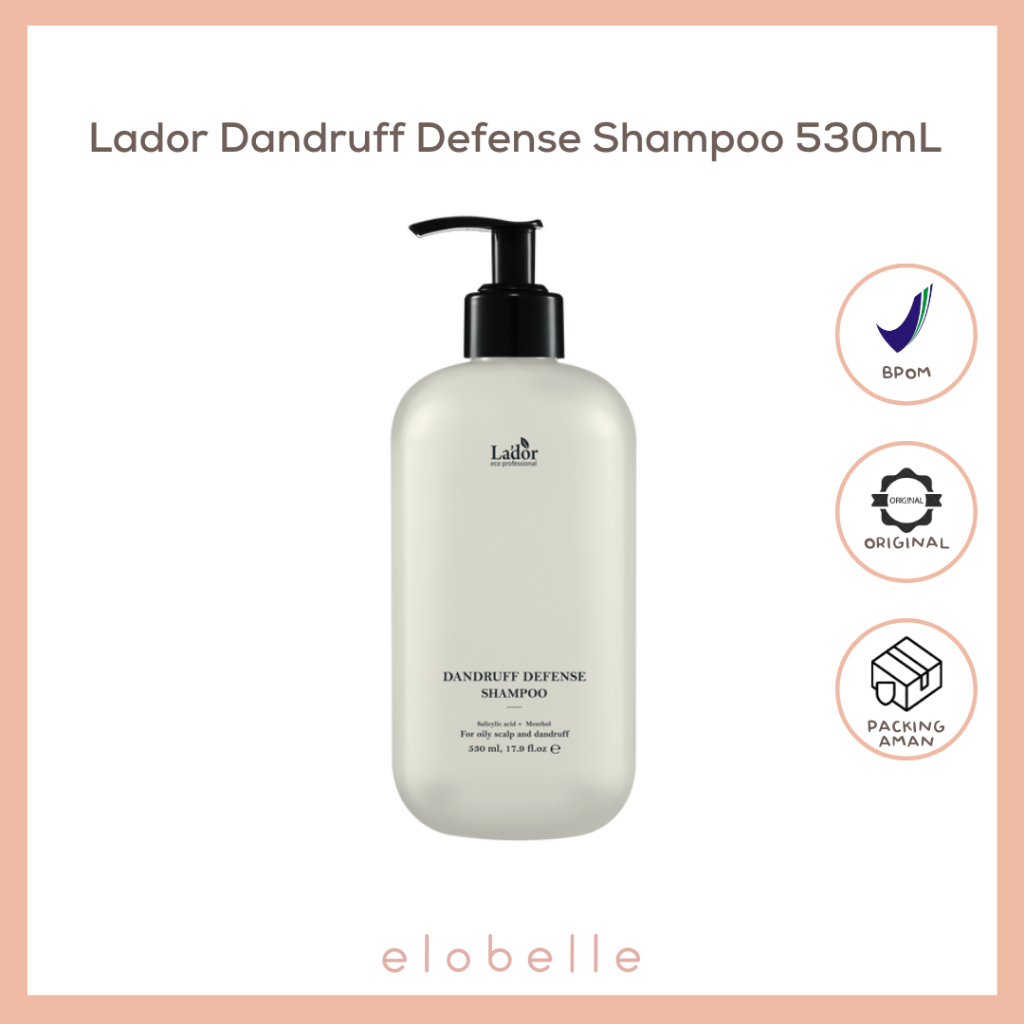 Lador Dandruff Defense Shampoo 530mL Shampo Anti Ketombe Lador / Lador Shampoo Anti dandruff / Lador