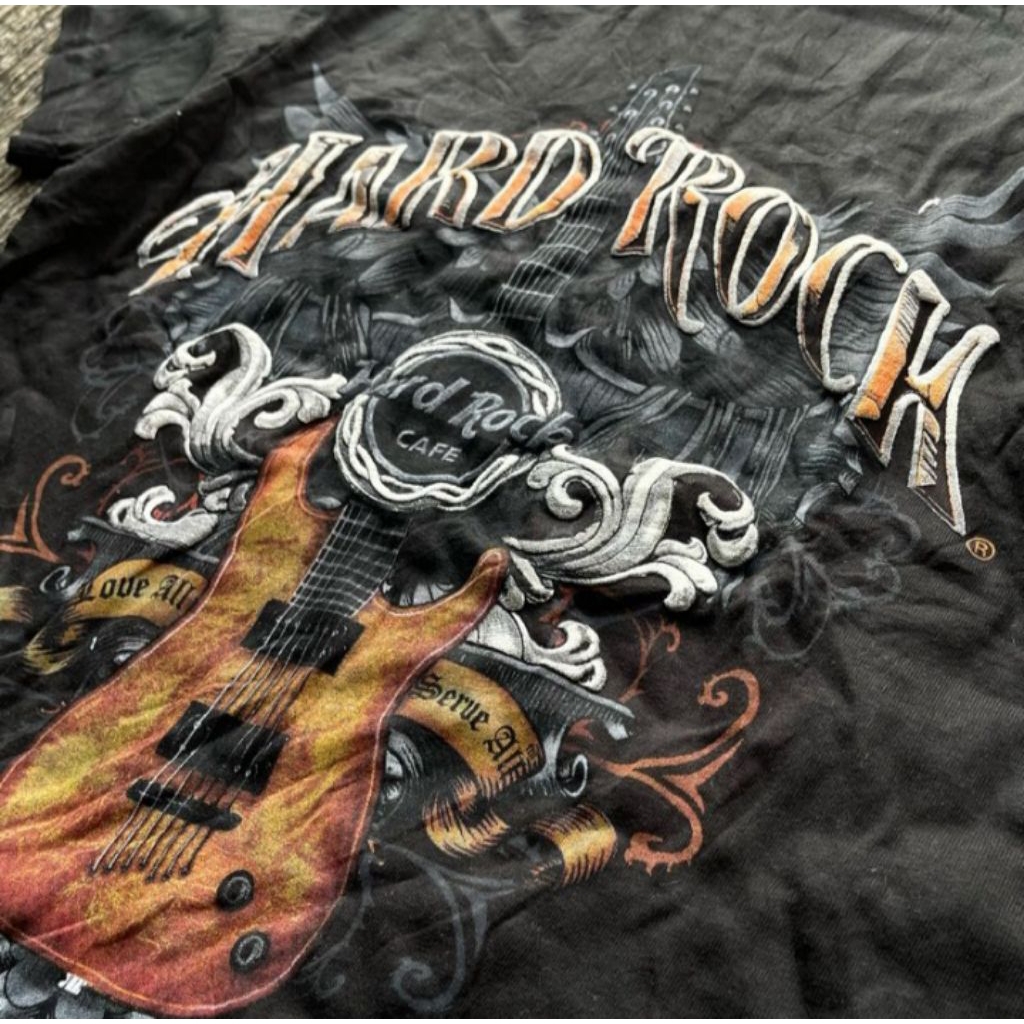 Vintage HardRockCafe official Y2k Styled Printed tee