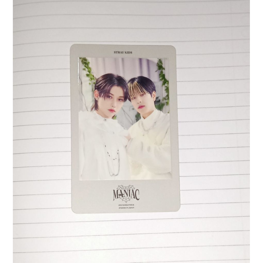 CLEARANCE SALE / Photocard Straykids Japan Felix Seungmin Pc Maniac encore in japan Dome tour the so