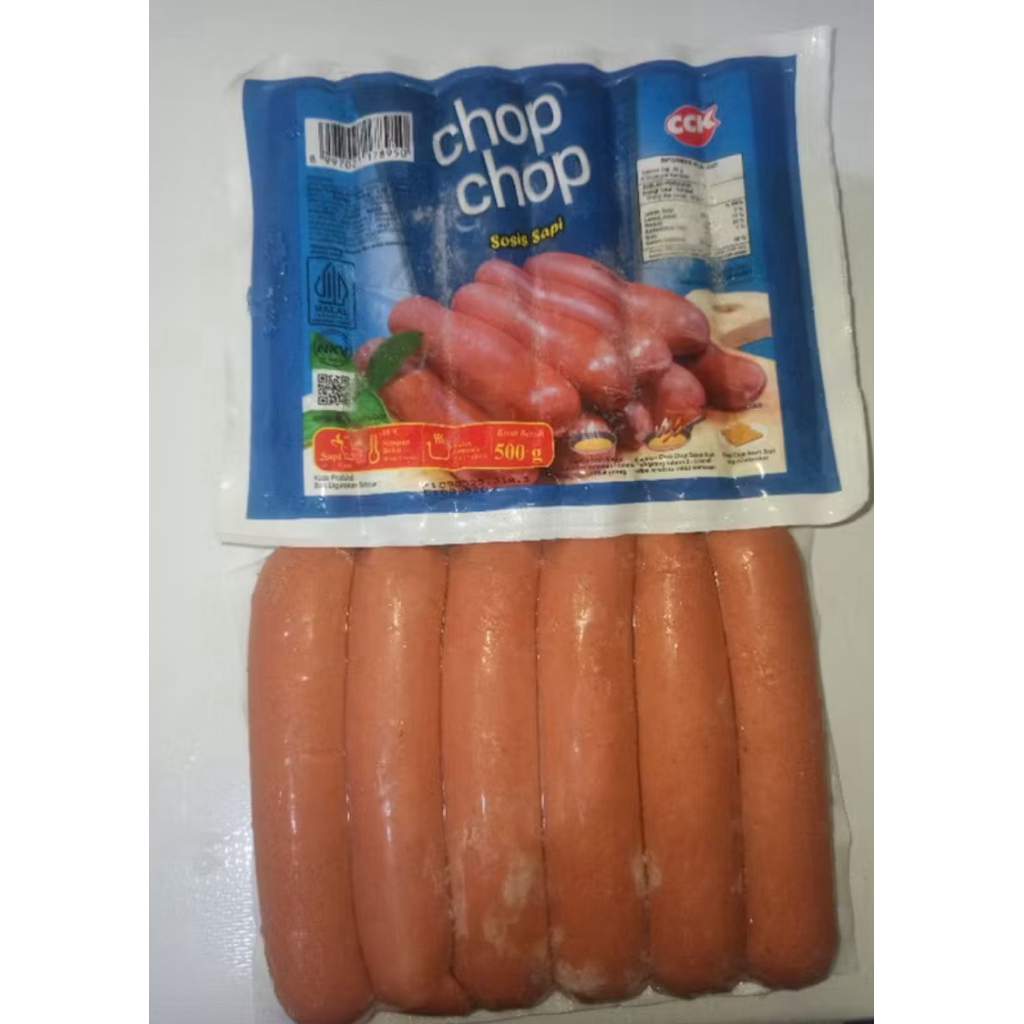 Chop Chop Sosis Sapi Bakar Jumbo 500g isi 6pc
