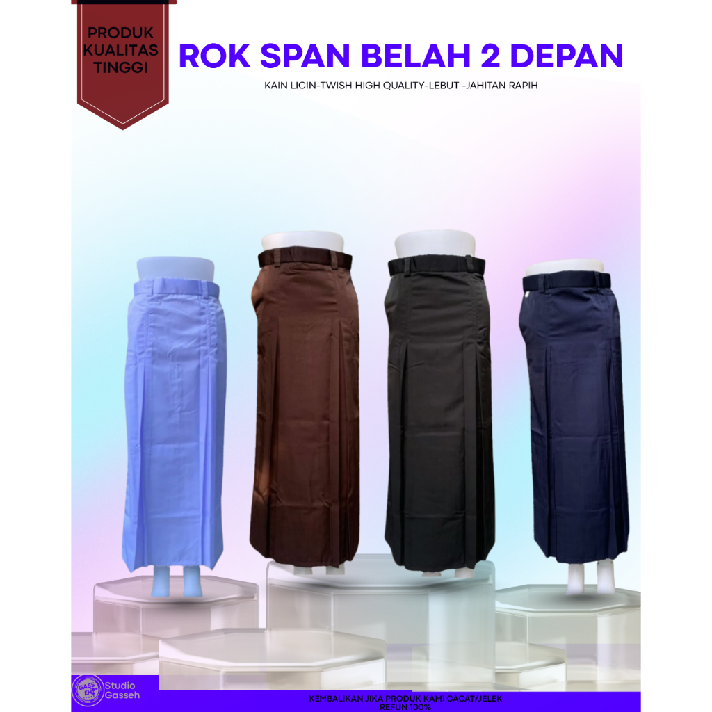 ROK SMP SPAN  Belah 2 SERAGAM SEKOLAH BERKUALITAS