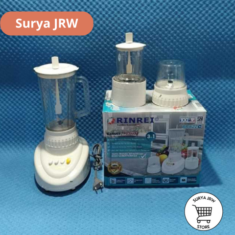 Blender RINREI 3in 1 Plastik BR-622C
