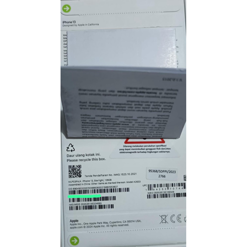 iphone 13 128 ibox baru