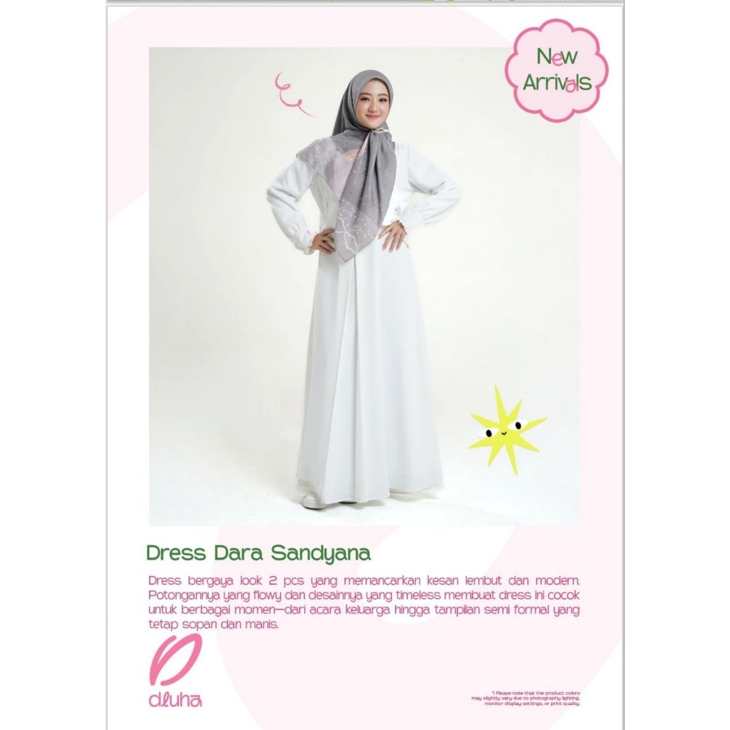 Rabbani | Dresslim Dara Sandyana | Gamis Wanita Rabbani Ori