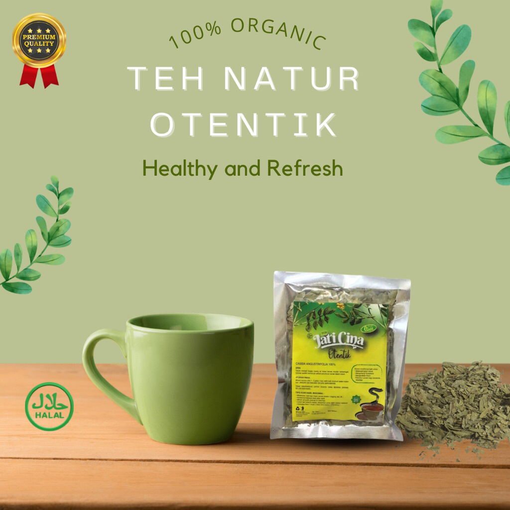 teh jati cina otentik 25gr,teh jati cina,teh daun jati cina,teh diet,jati cina,daun jati cina,teh la
