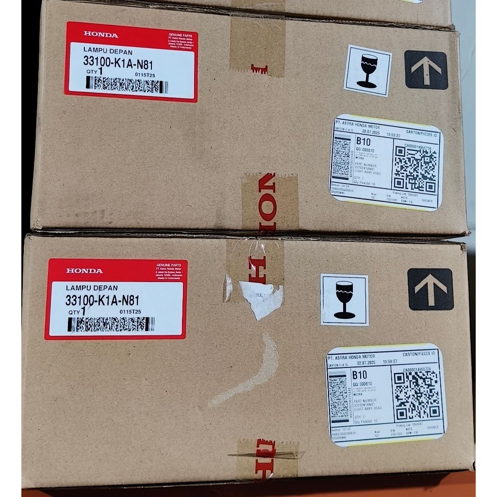 33100K1AN81 Lampu Depan (Reflektor) Honda BeAT K1AL 33100-K1A-N81
