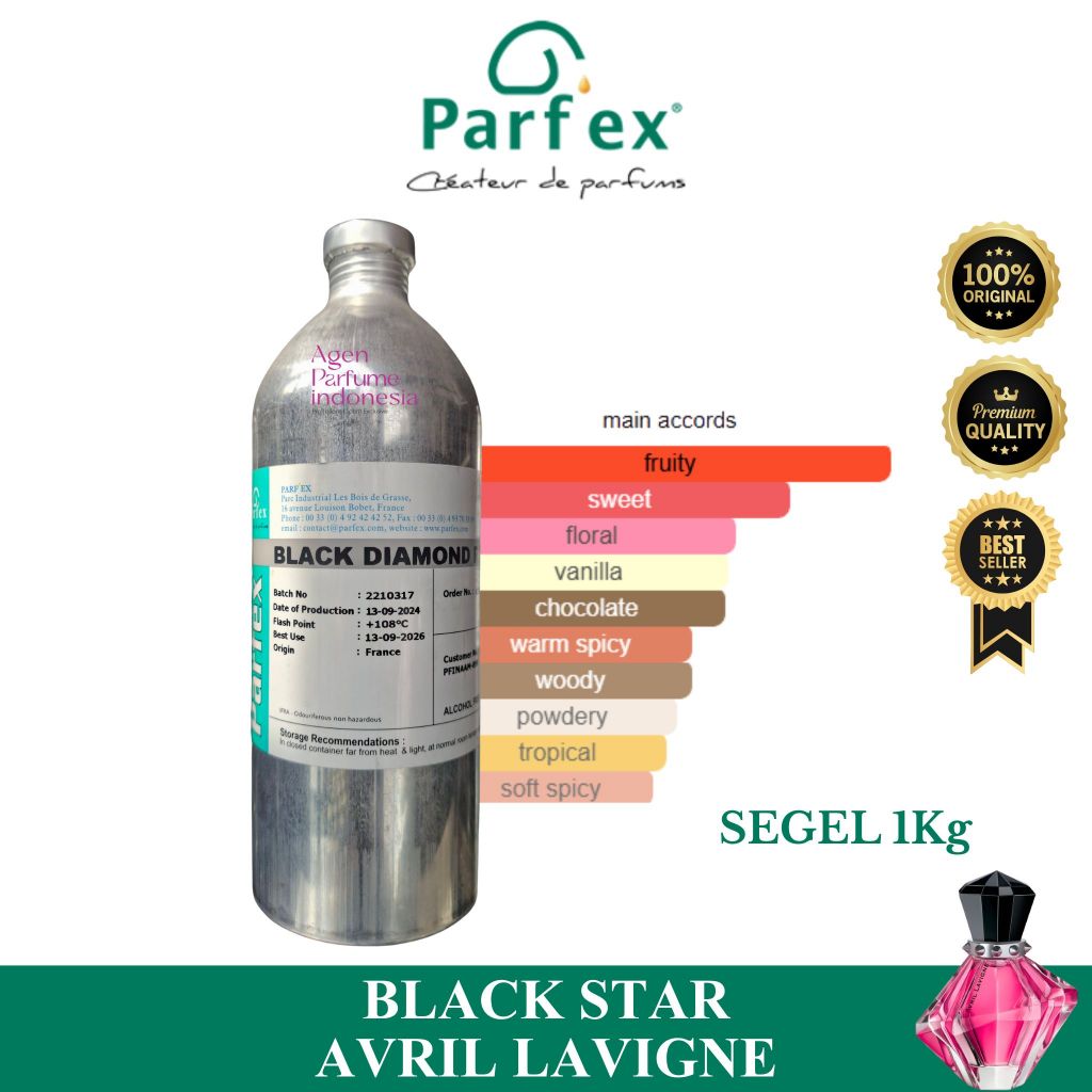 BLACK STAR AVRIL LAVIGNE By PARFEX Segel 1Kg