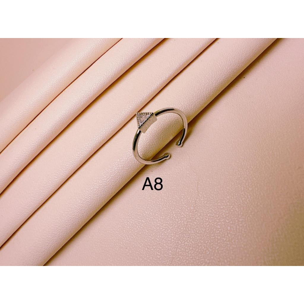 cincin titanium wanita desain simple dan elegan