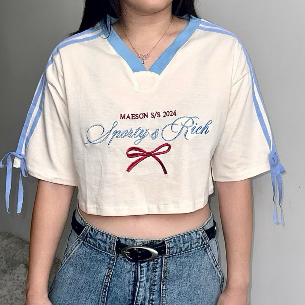 MAESON That Girl Coquette Top PRELOVED