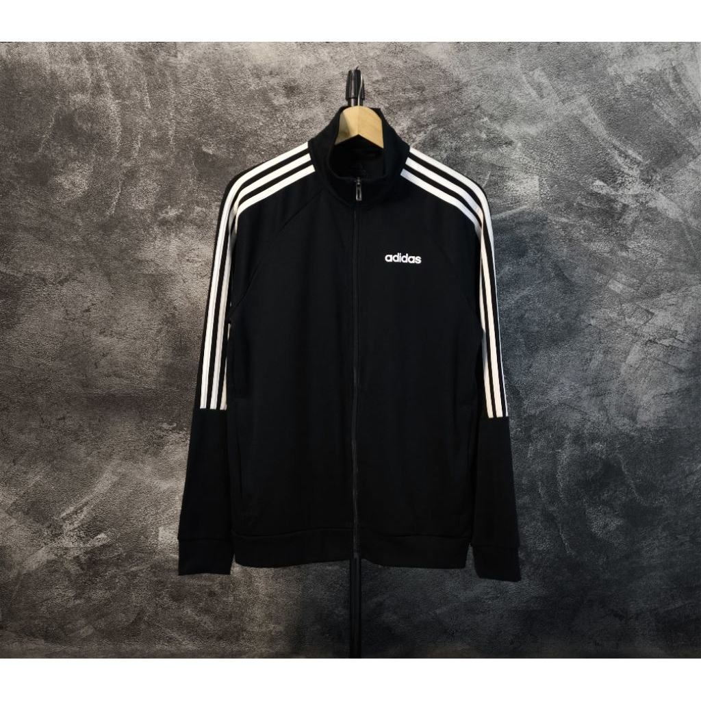 (TRACKTOP ADIDAS BALOK PRIMEGREEN BLACK STRIP WHITE)