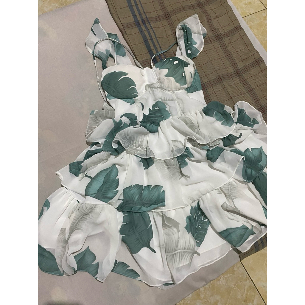 Coquette flowy summer dress y2k pastel