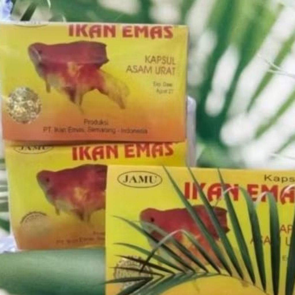 JAMU ASAM URAT CAP IKAN EMAS ORIGINAL