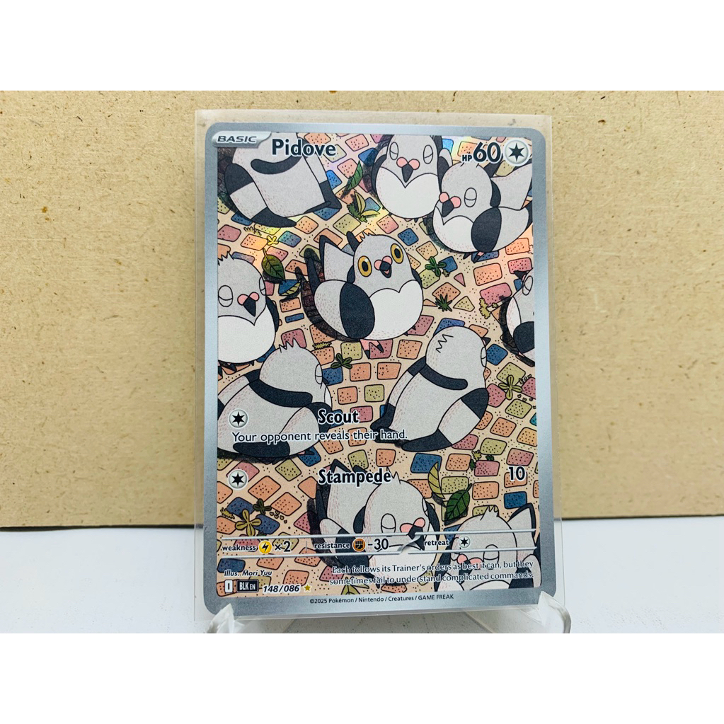 AR Pidove Black Bolt Pokemon English 148
