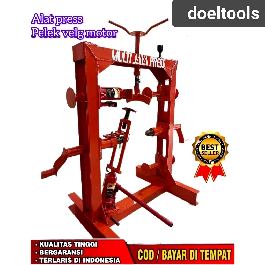 Alat Press pelek velg Bintang Racing Press jari jari Press pelek penyok oval