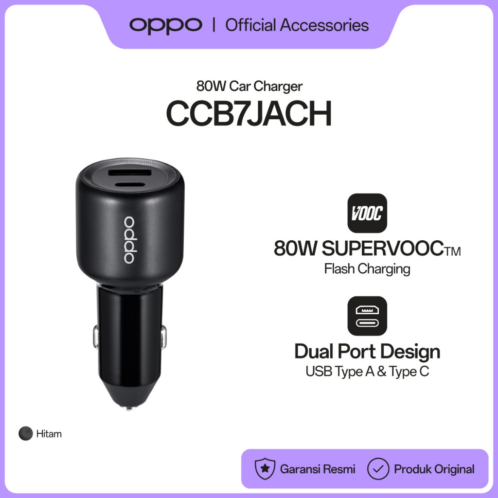 OPPO 80W Car Charger CCB7JACH