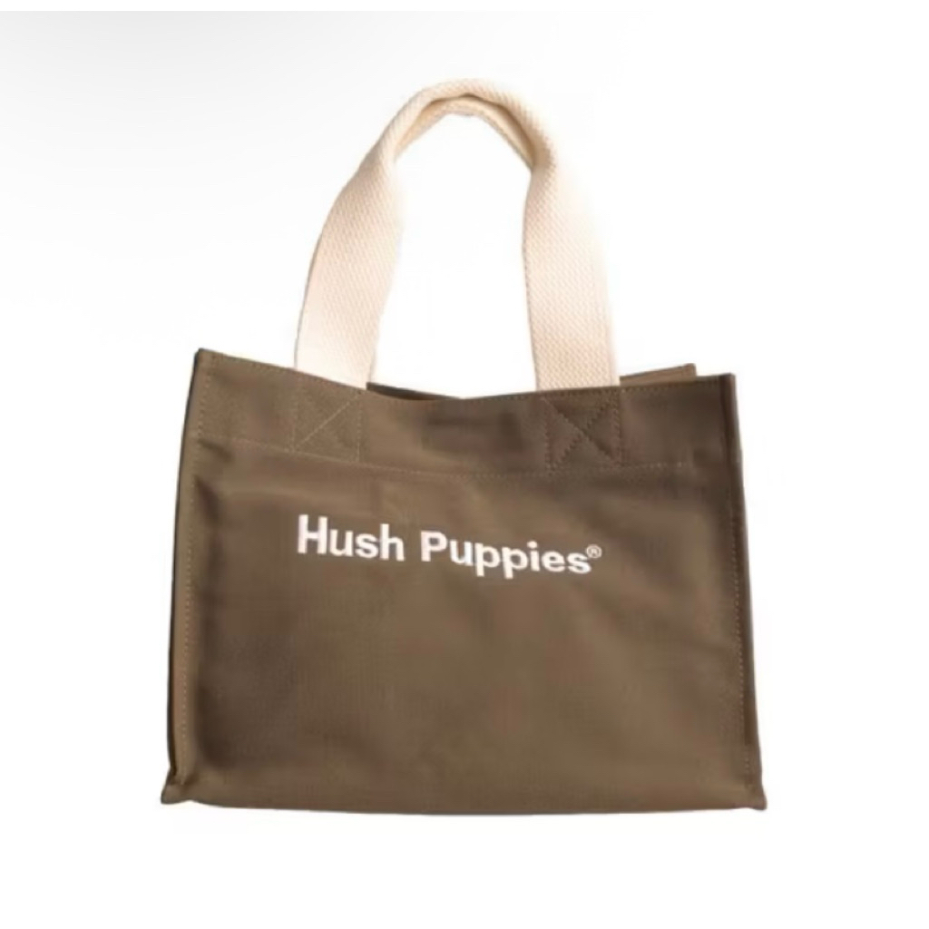 Preloved Tas Hush Puppies Original Canvas