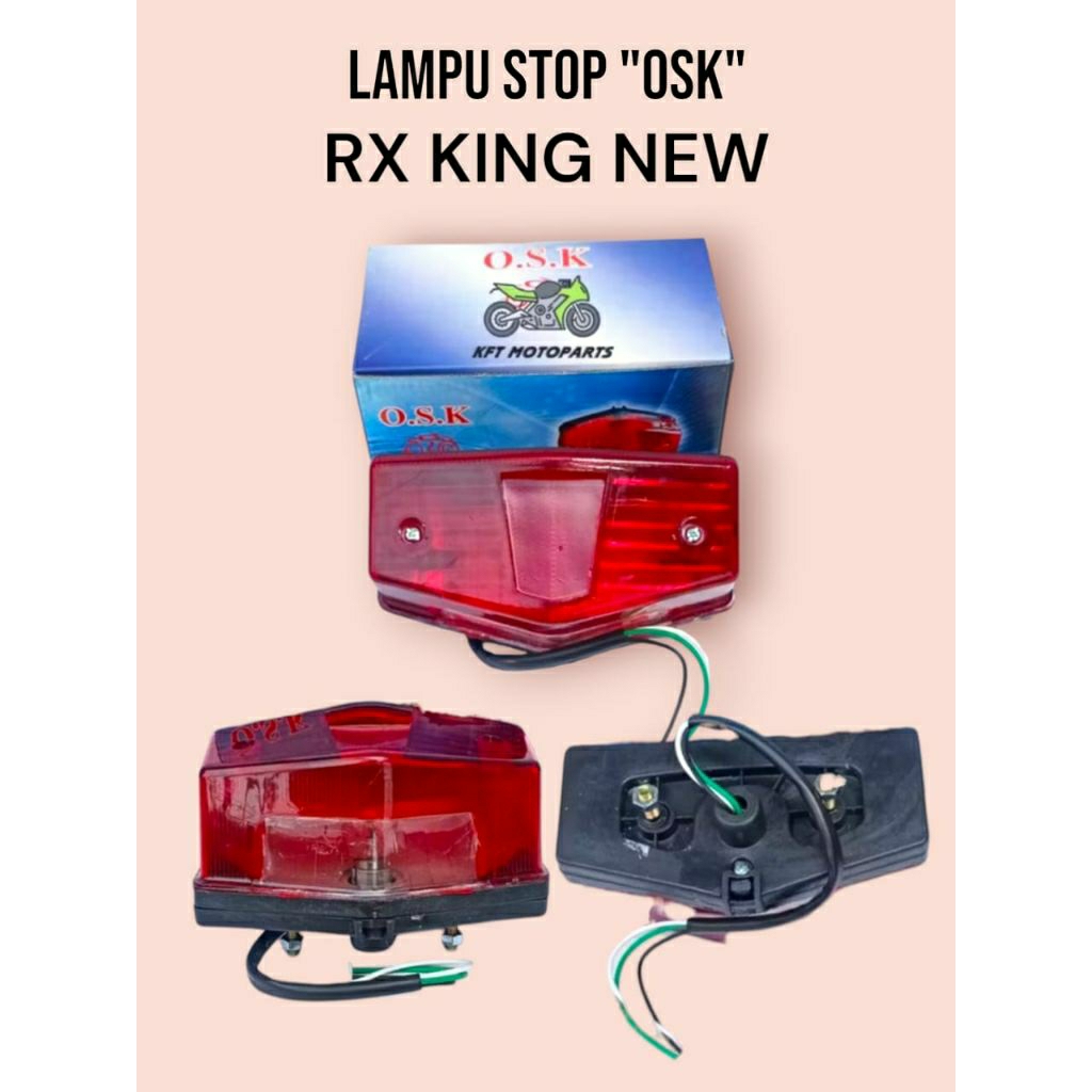 Lampu stop RX King NEW "OSK"