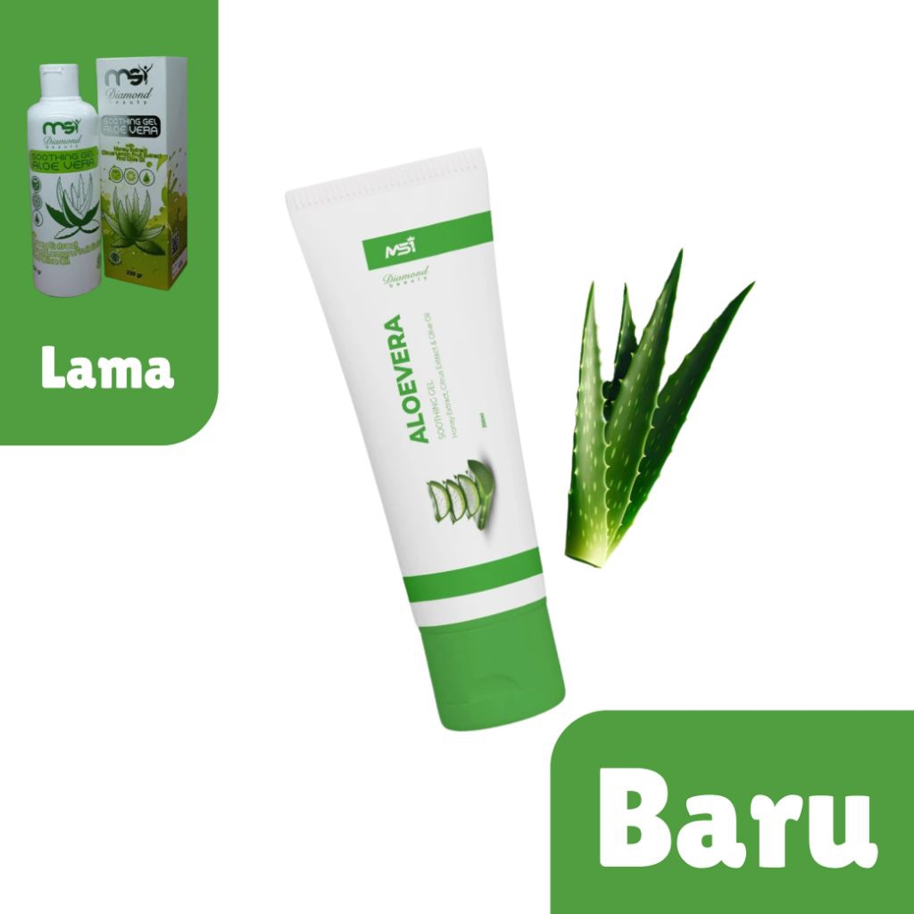 Lotion Aloevera Soothing Gel MSI Body Lotion Aloe Vera Ori 250 ml Original Lotion Lidah Buaya
