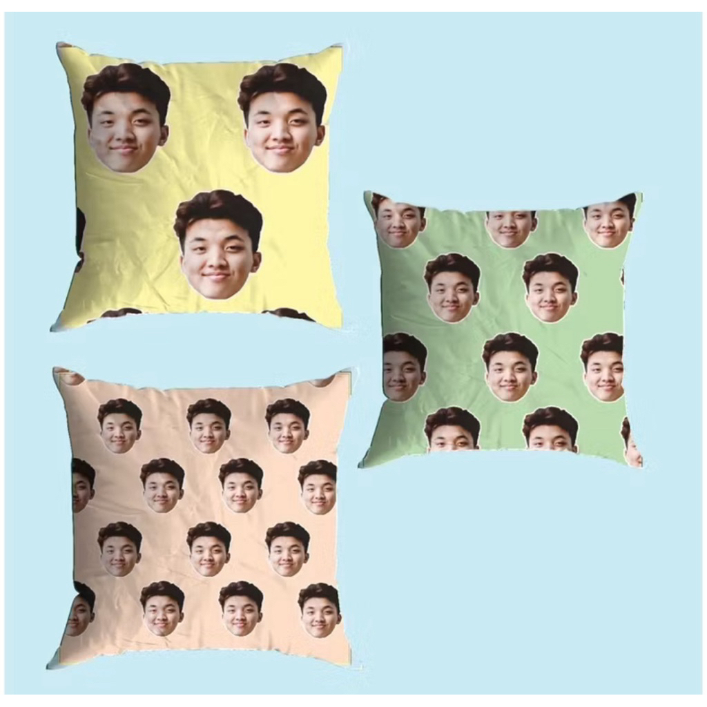 Bantal custom/bantal foto/kado ulang tahun