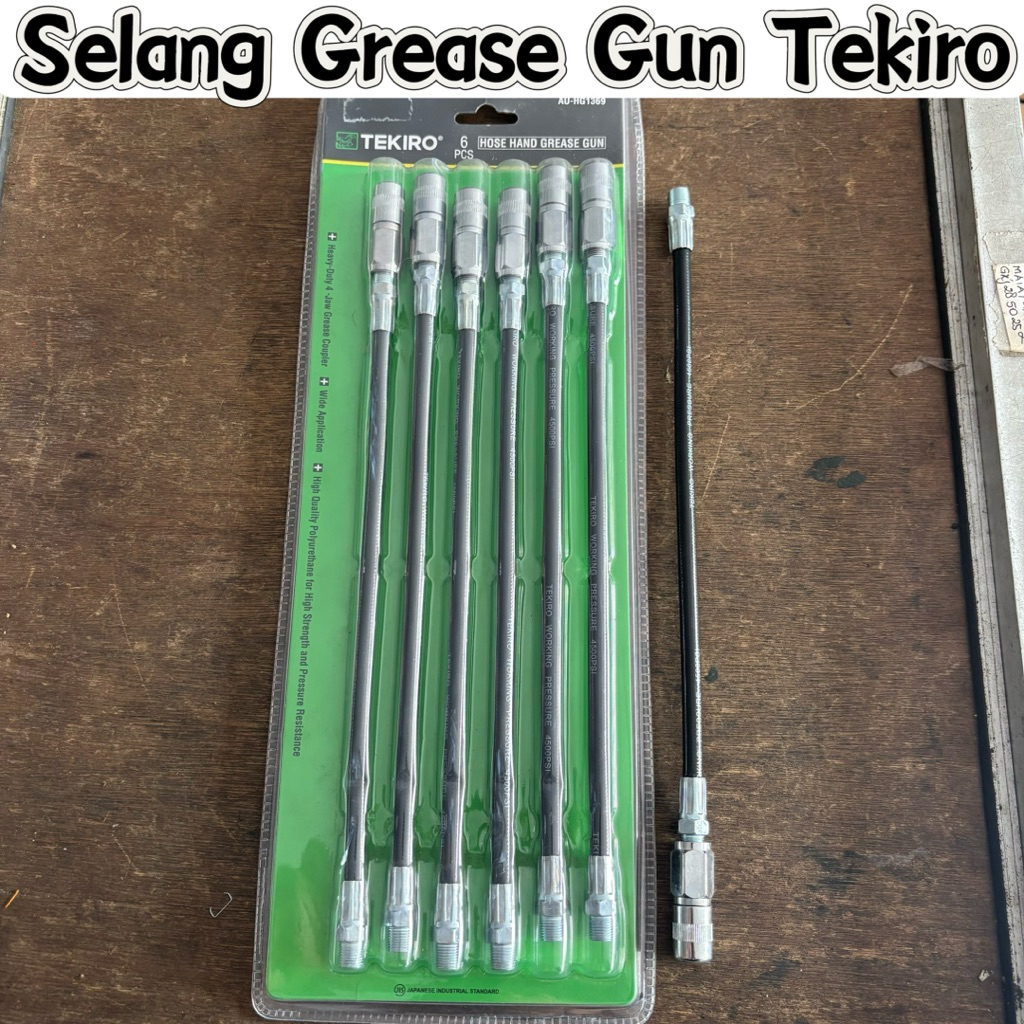 Selang Grease Gun Tekiro Hose Hand Grease Gun Tekiro Pipa Grease gun Tekiro 1 PCS Selang Pompa Gemuk