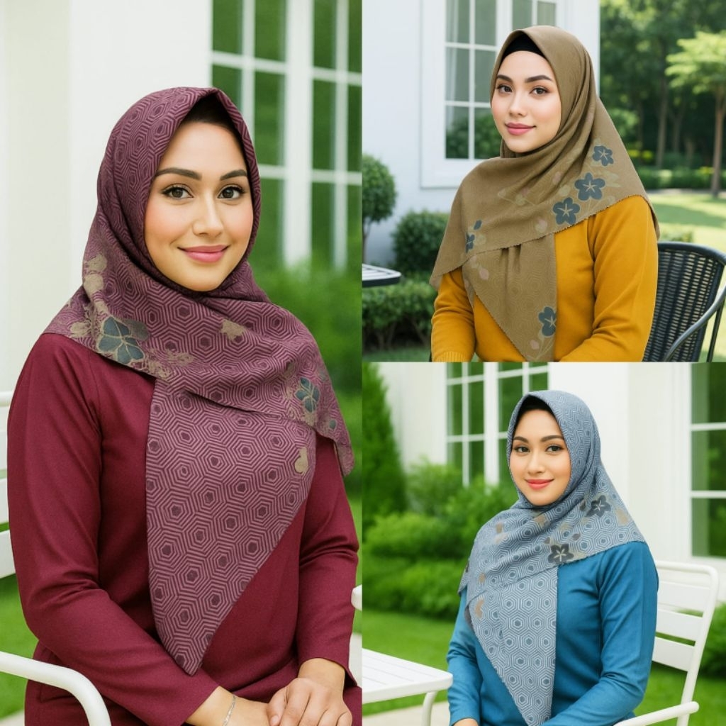 OBRAL TERLARIS DILNAYAA SERIES / KERUDUNG SEGI EMPAT / JILBAB INSTAN / HIJAB TERBARU TERMURAH KEKINI