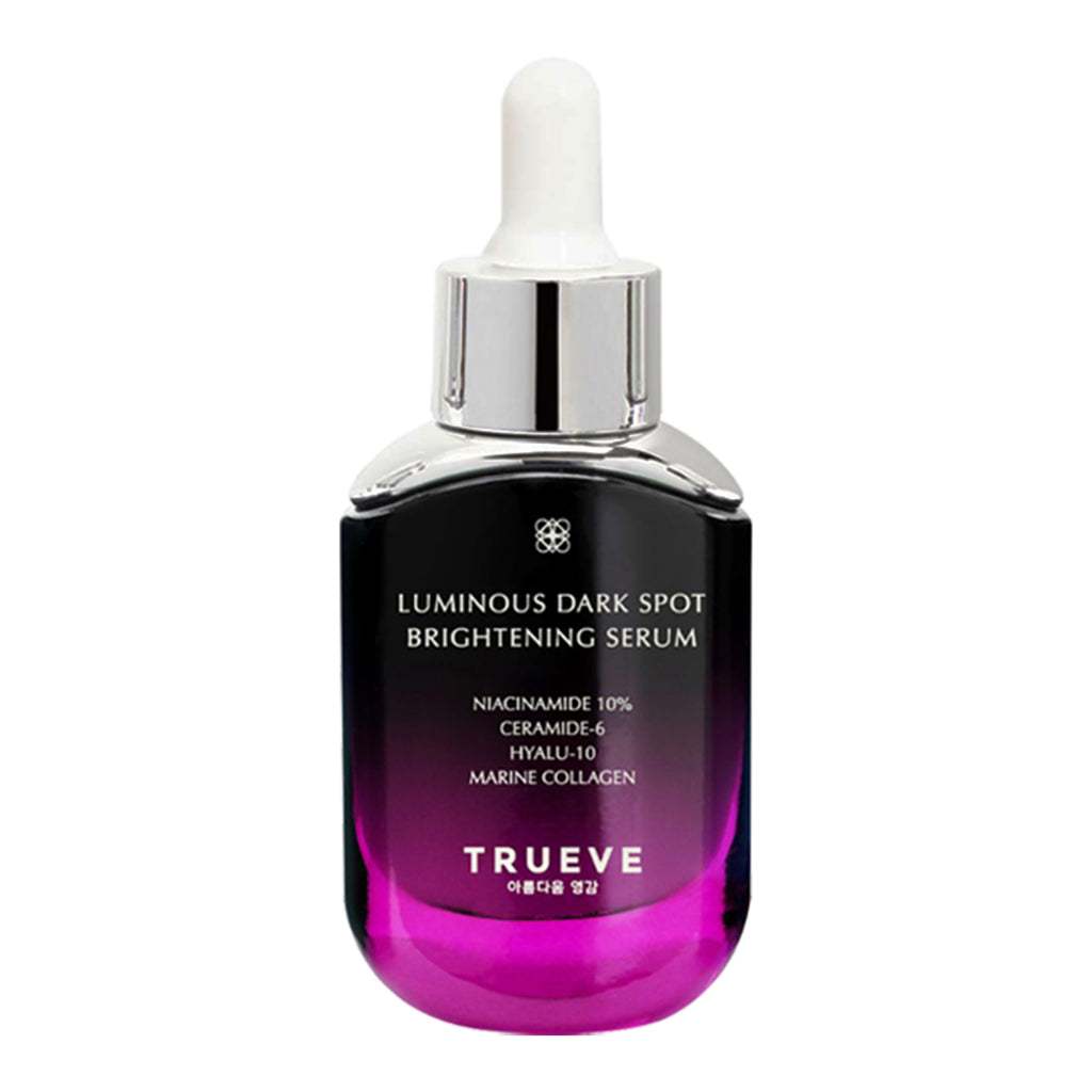 TRUEVE Luminous Dark Spot Brightening Serum 15 mL - Nacnamide 10% Ceramide-6 Hyalu-10 Marine Collage