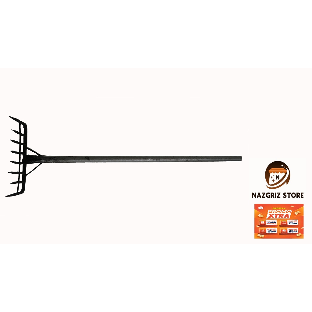 Garukan Sampah Gagang Besi