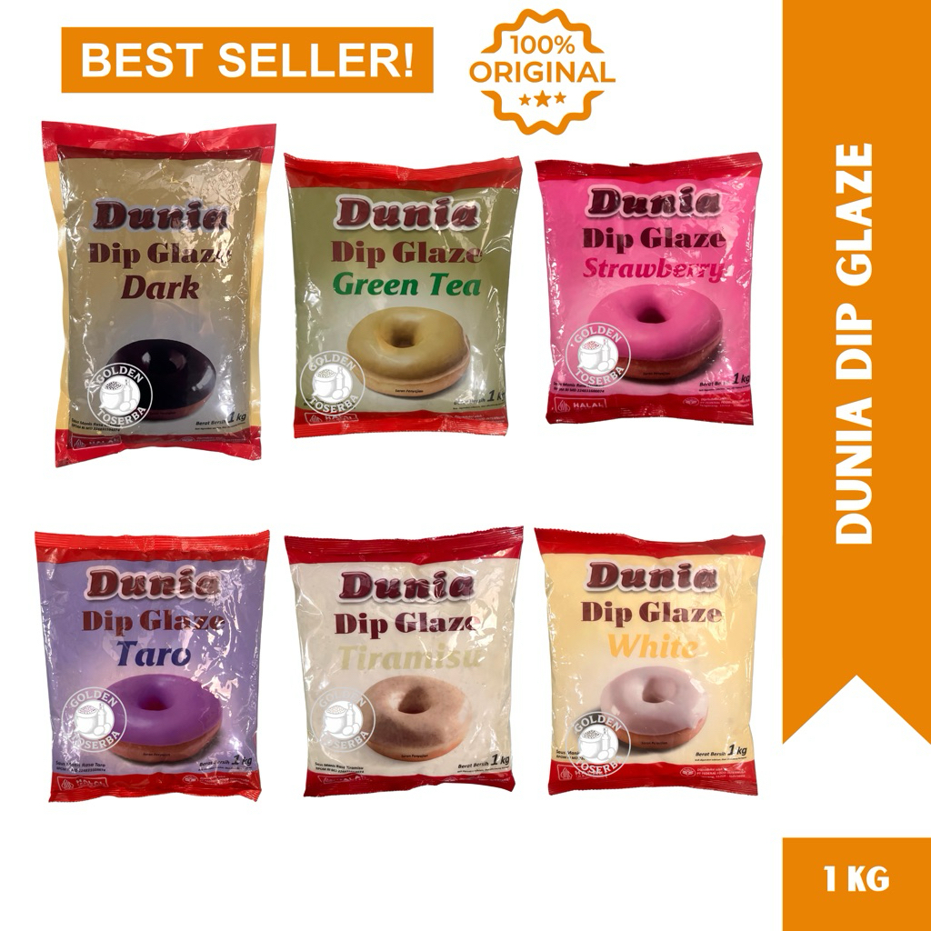 Dunia Dip Glaze Eco Refill Bag 1kg Orginal Pack
