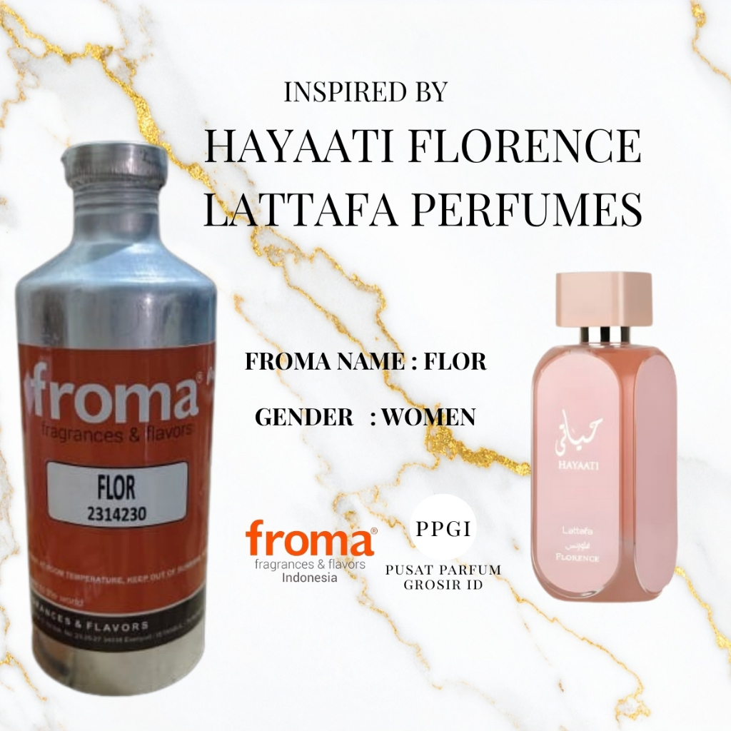 Bibit Parfum FLOR [PREMIUM] FROMA PREMIUM – 500ml Segel | by FROMA