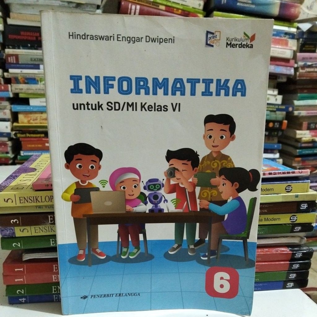 buku Informatika SD kelas 6 penerbit Erlangga