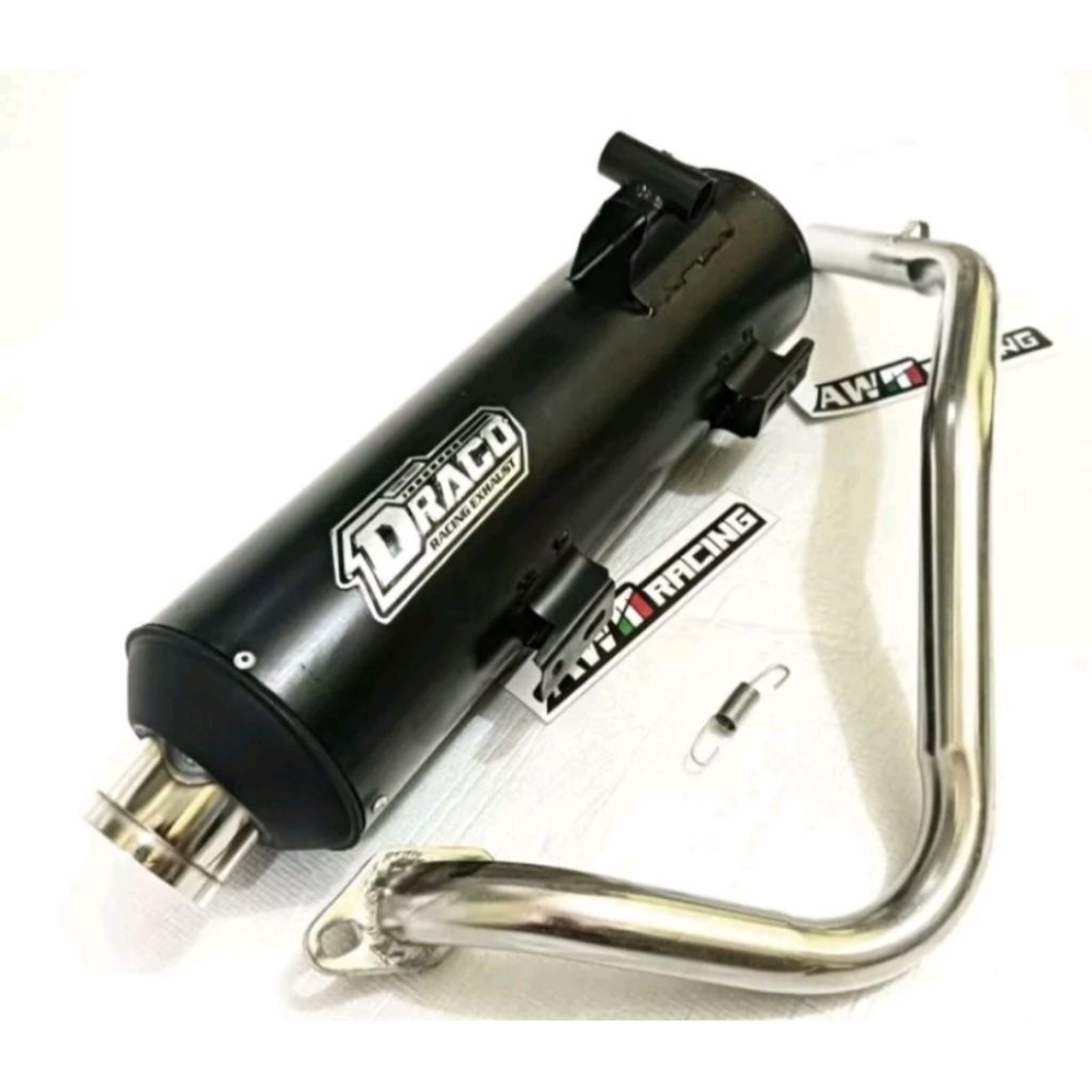 kenalpot setandar recing DRACO Beat Vario Scopy Mio soul GT street sepin Fino