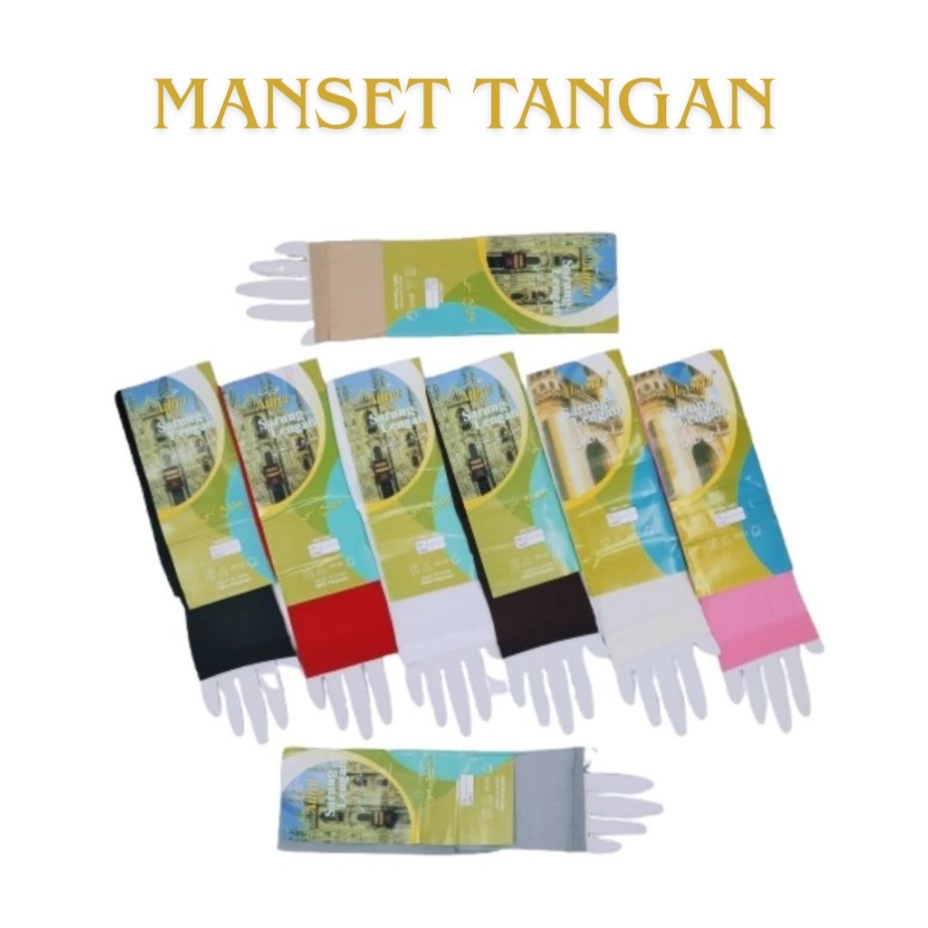 3 Pasang Manset Tangan Wanita Muslimah Stoking