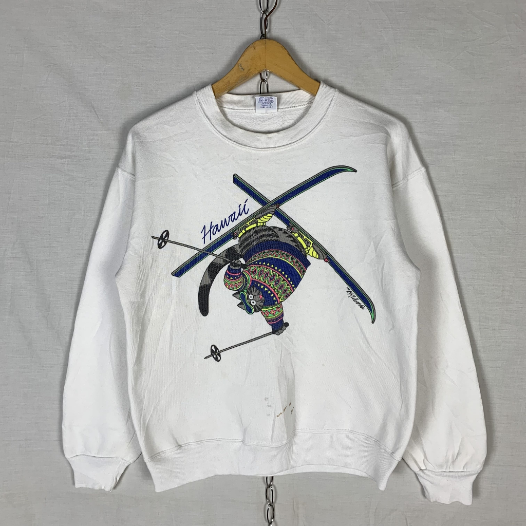 Vintage Crazy Shirts Ski Sweatshirt Crewneck