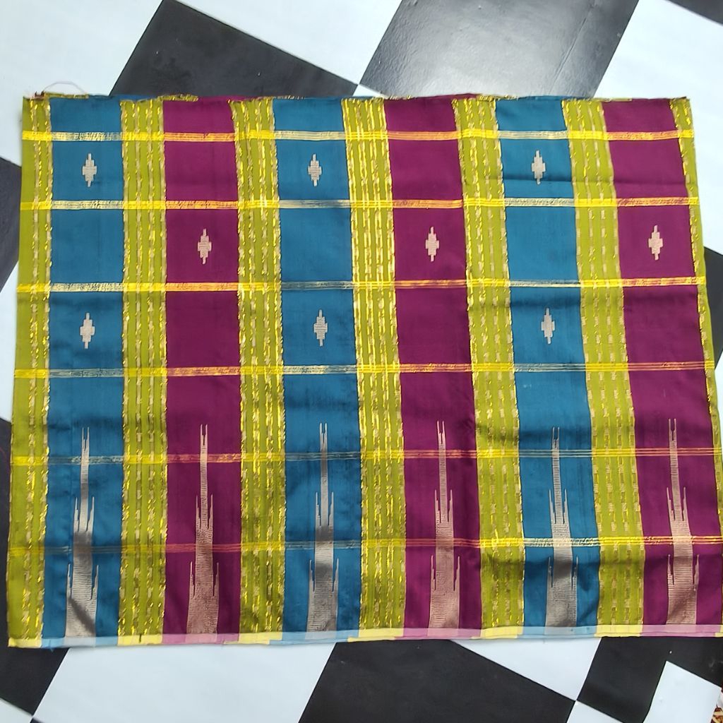kain sarung sutera tenun lipa sabbe warna Turkish lime pink terbaru