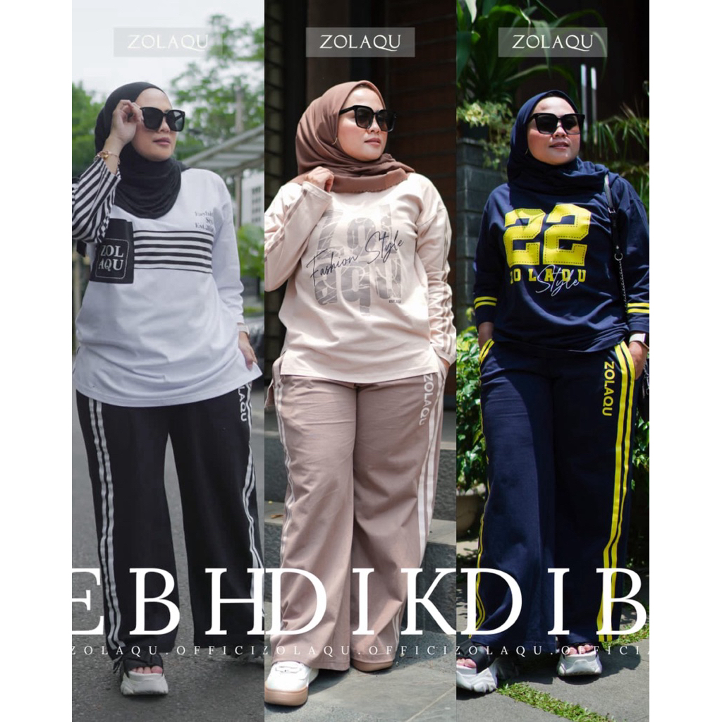 SET ZOLAQU CELANA ORIGINAL / SETELAN CELANA ZOLAQU TERBARU