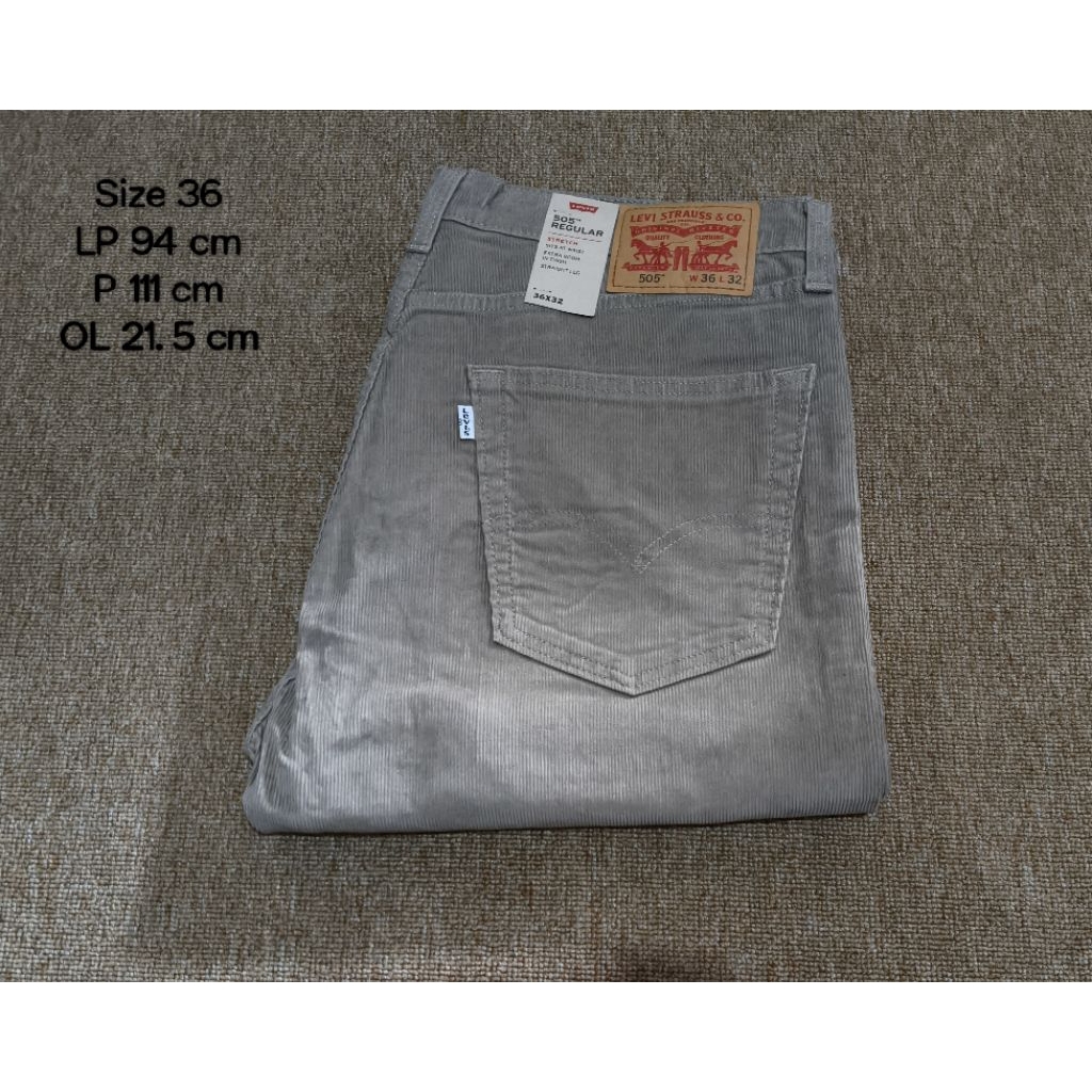 Jeans Lev's 505 Reguler New Original Fit ( 505-1397 )