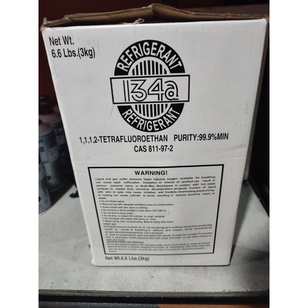 Refrigerant refrigeration Refrigerator freon r134 Freon R123 freon R124A 3 KG