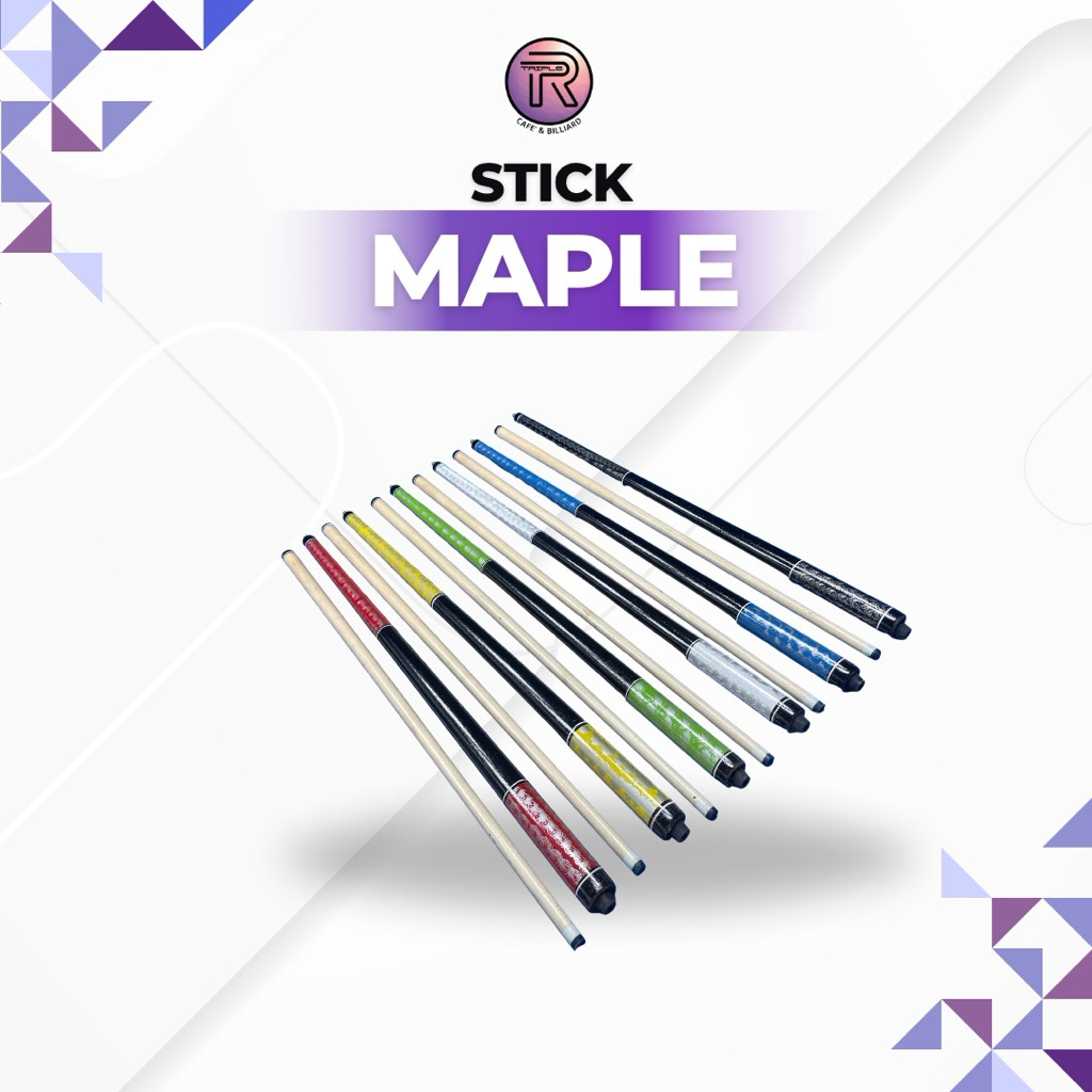 LOKAL CUE MAPLE- STIK BILLIARD LOKAL/ STIK BILLIARD UNTUK PEMULA