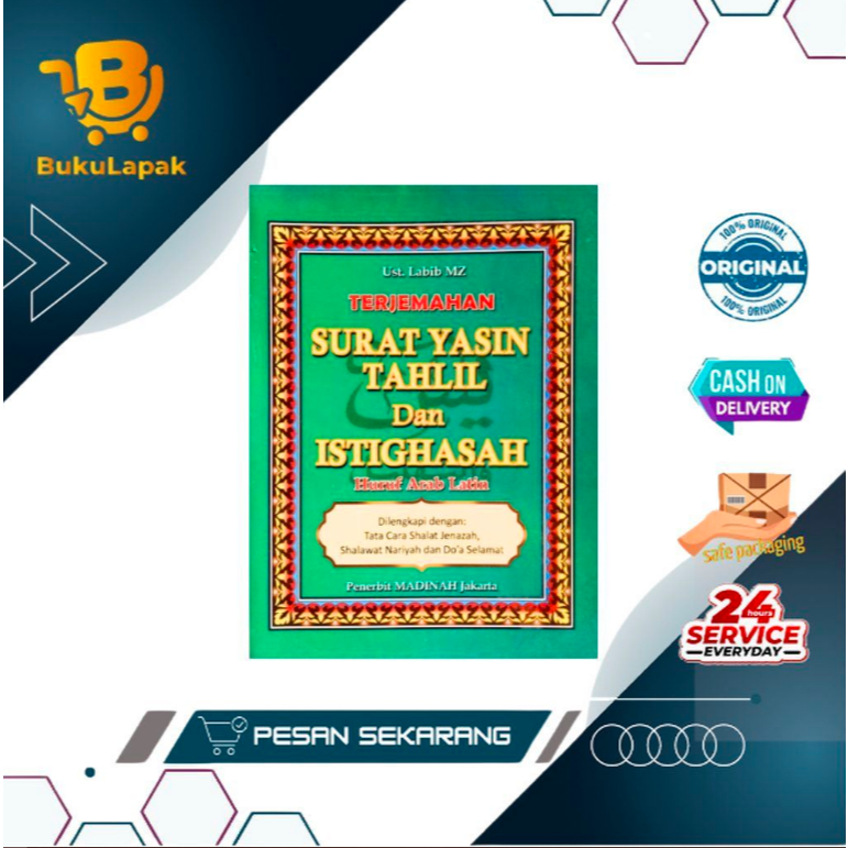 (Khusus Grosir) Buku Yasin Tahlil dan Istighosah Arab Latin Terjemah - Yasin Tahlil Terjemahan