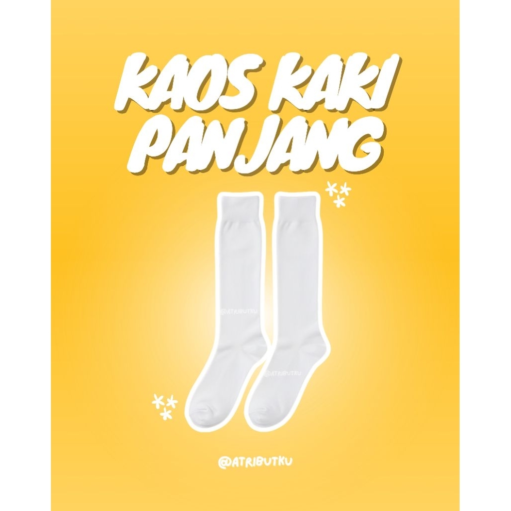 Kaos kaki putih panjang/kaos kaki pdu Paskibra/Pdu Paskibra/ Atribut Paskibra Murah/PDU Paskibra/Atr