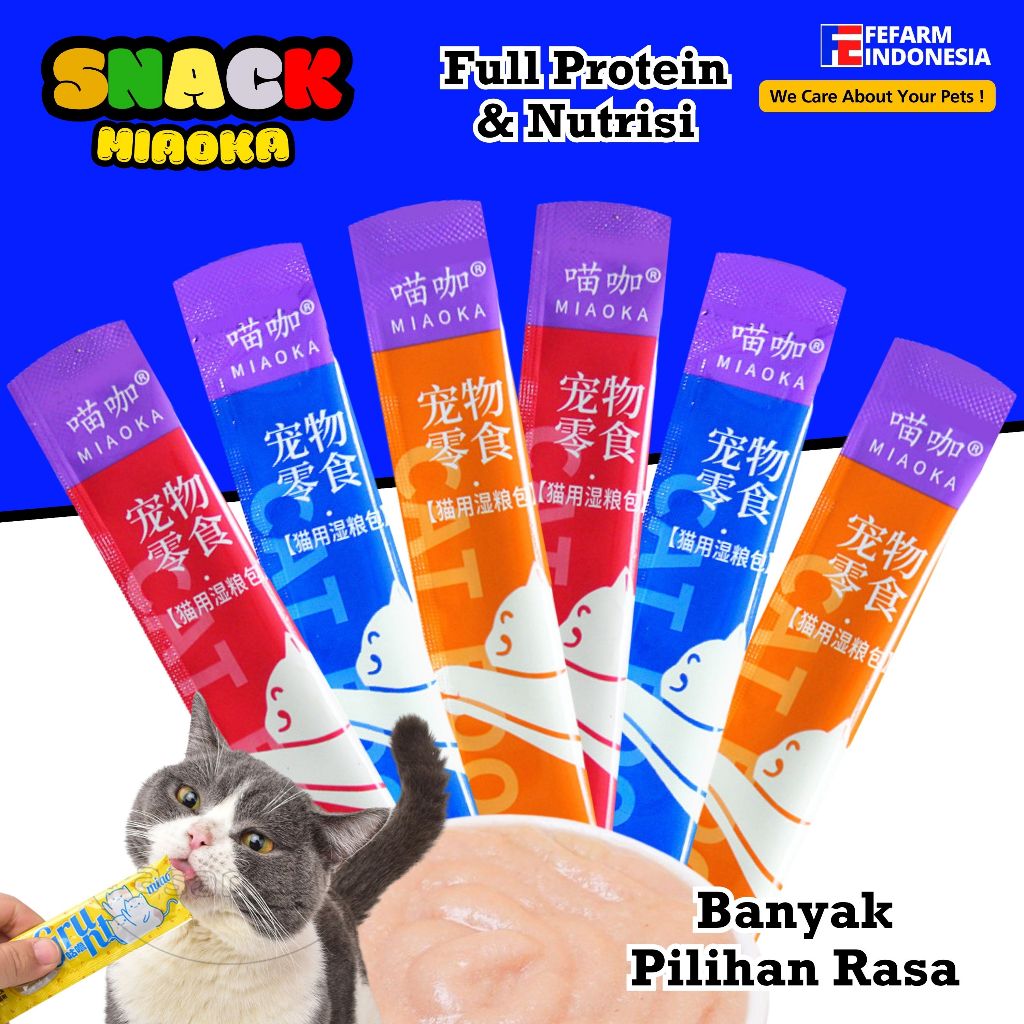 Cat Snack Nine Lives Creamy 15 gram Snack Jilat Cemilan Penggemuk Kucing Anabul Cream Cat Strips FEF