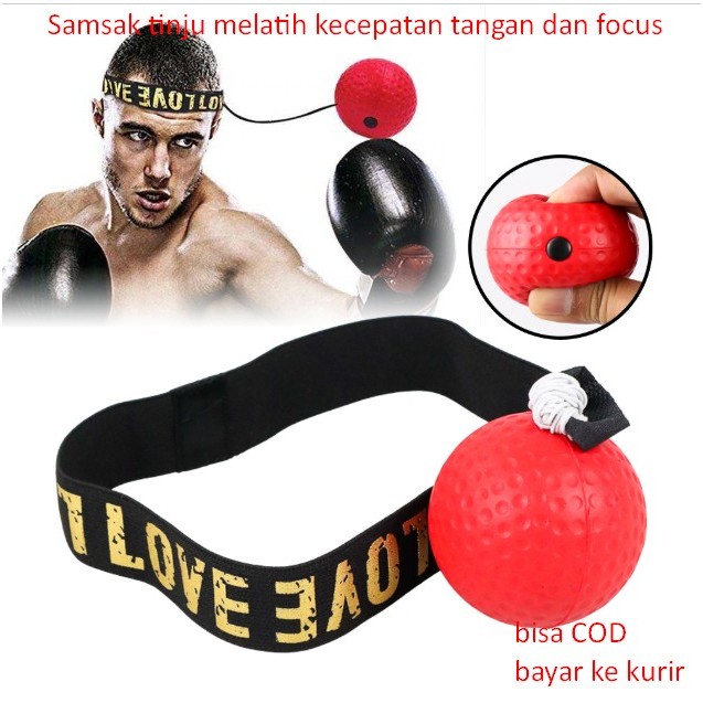Samsak tinju melatih kecepatan tangan dan focus