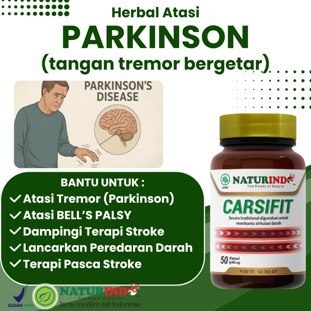Herbal Parkinson Tremor Stroke Ringan Terapi Pasca Stroke Bells Palsy Stroke Lumpuh Menahun