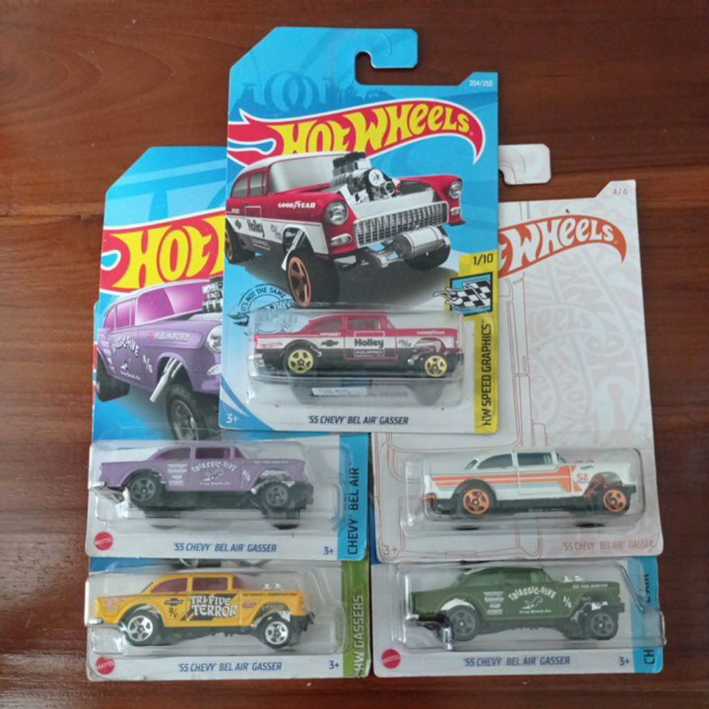 hotwheels 55 chevy bel air gasser