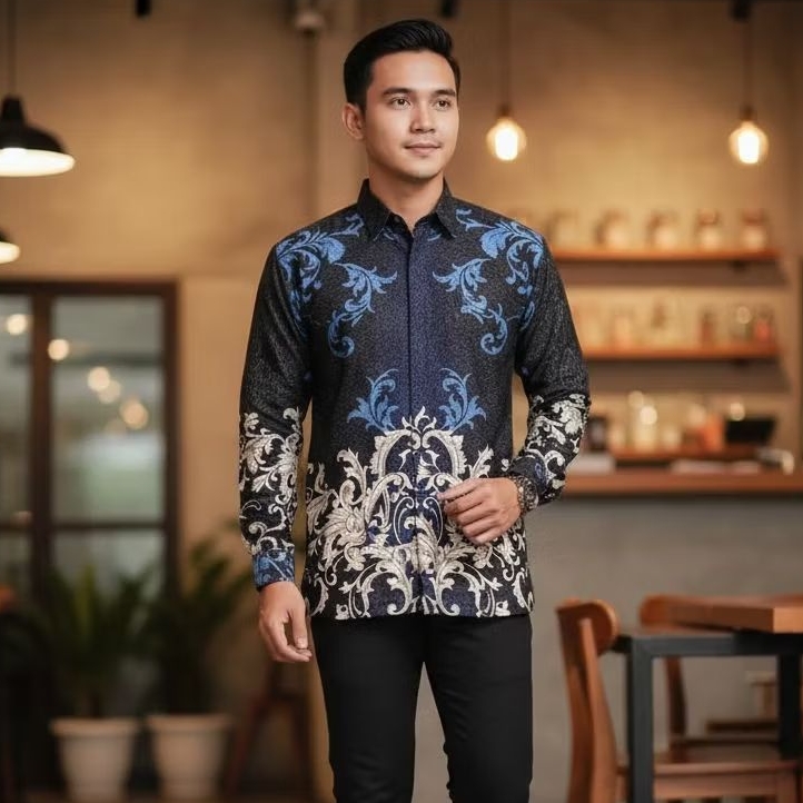 Kemeja Batik Premium Bahan Doby