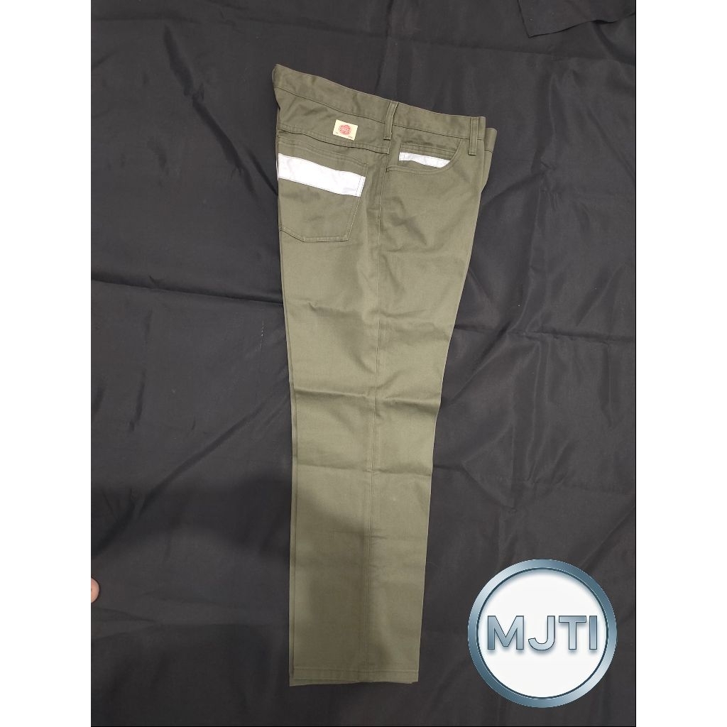 Celana Panjang Red Kap work pant red kap warna olive green warna hijau kuning kecoklatan size 34 kon