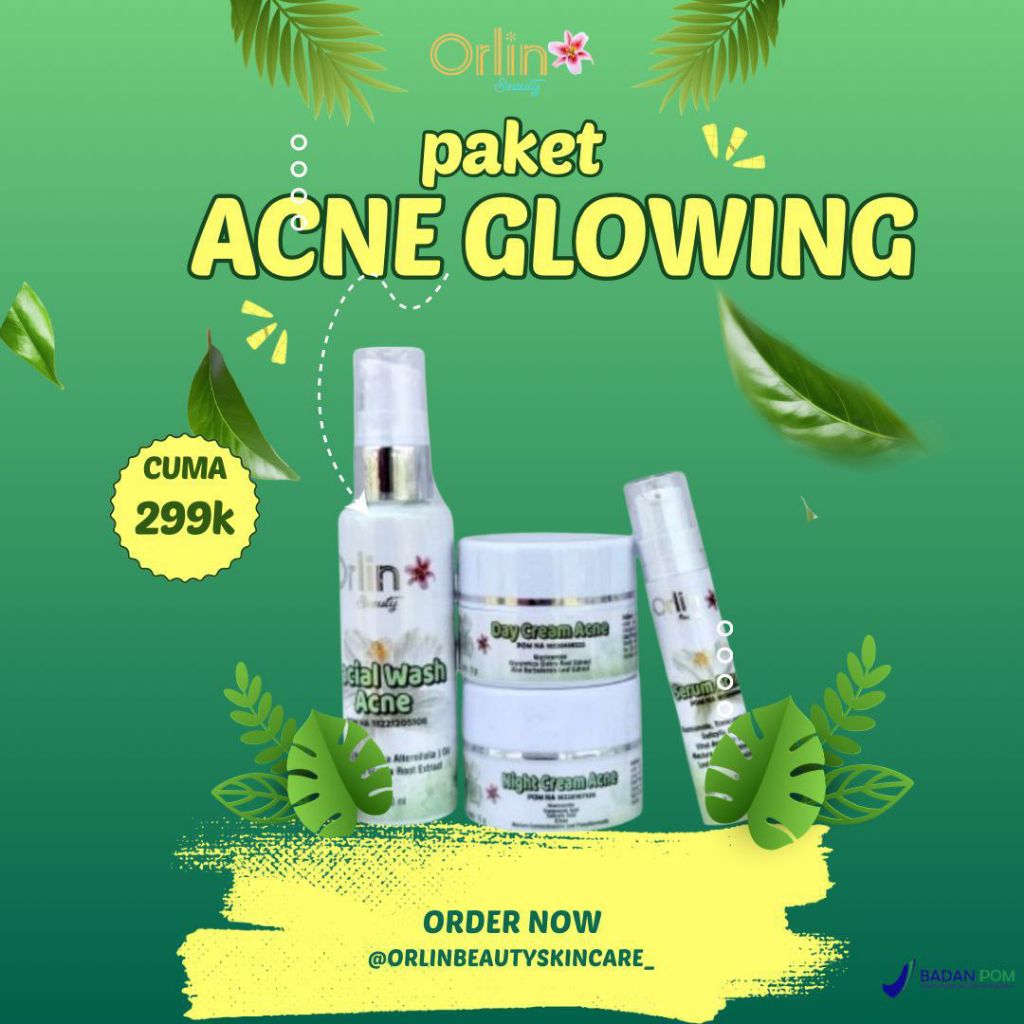 ORLIN BEAUTY SKINCARE Paket Acne Glowing by ORLIN BEAUTY