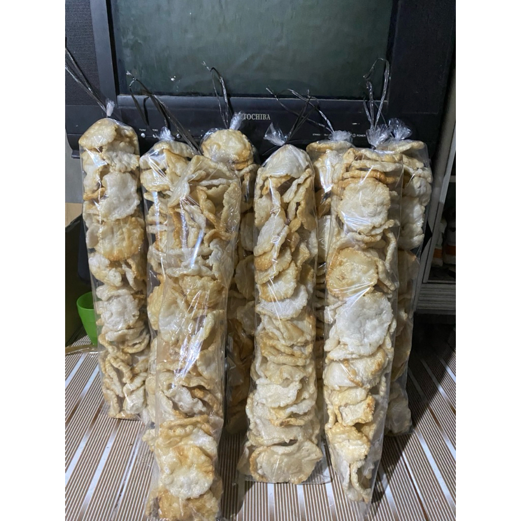 kemplang tunu mini isi 100 (tanpa sambal)