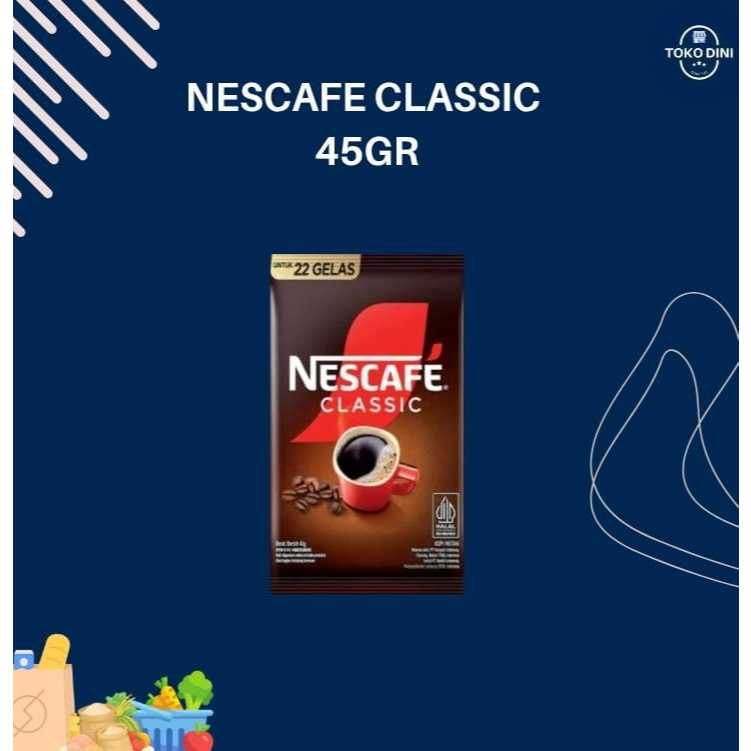 Nescafe Classic 45gr 22 Gelas