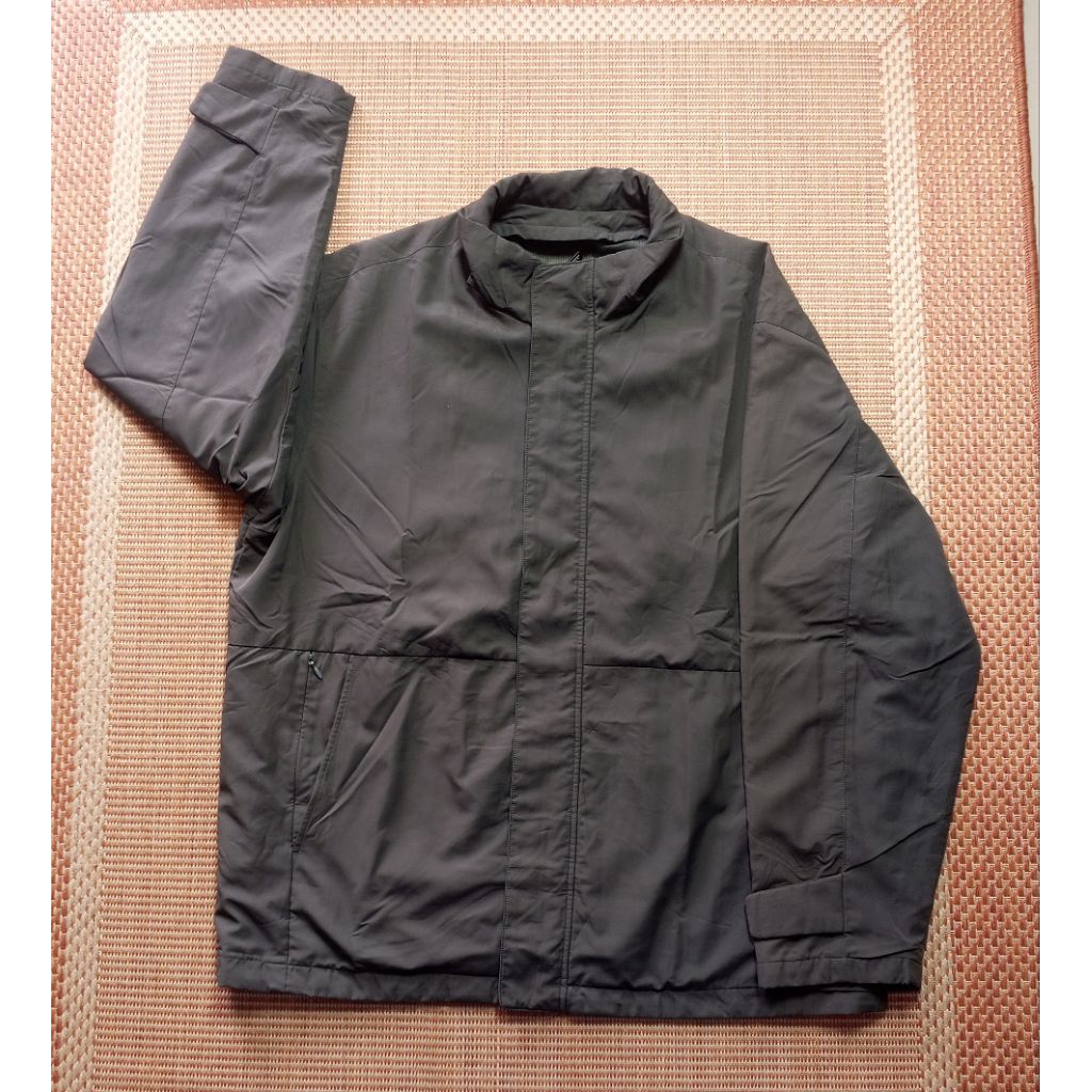 Jaket Apache include inner rompi outdoor windbreaker unisex hijau zaitun